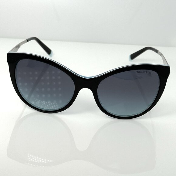Tiffany & Co Women\'s Sunglasses Silver Diamond Point Black Blue TF4159 8274/9S main image 9